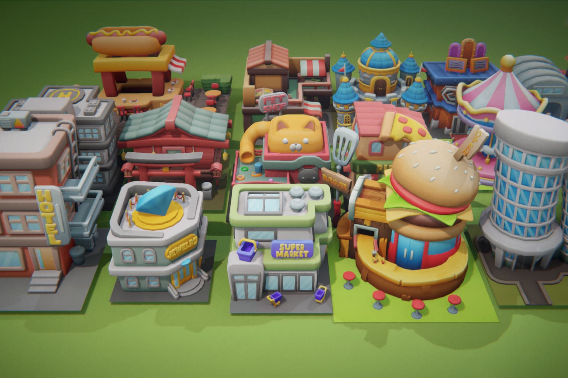 15 Buildings Level Up Pack - 75 levels