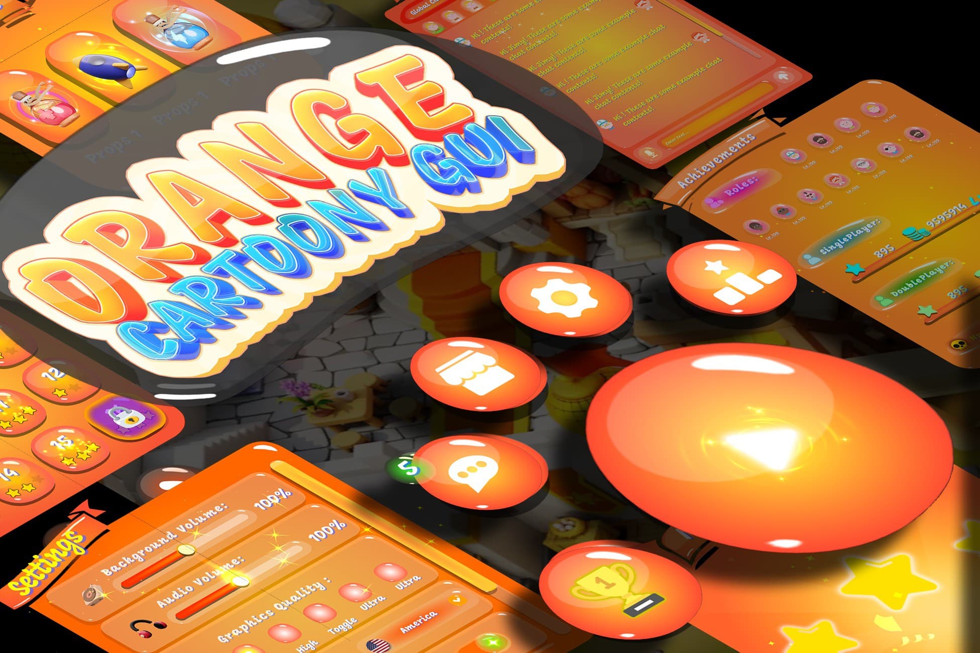 Cartoony UI Pack